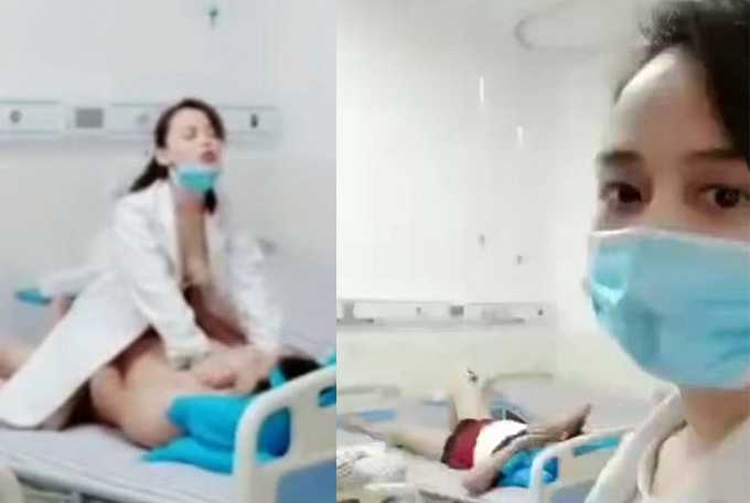 甘肃天水武山县人民医院女医生下海！勾引男患者病房做爱还拍下视频流出！