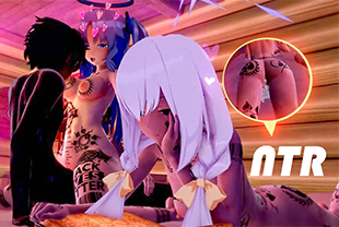 【NTR】纹身萝莉们酒店4P啪啪啪-巨乳口交4P白虎喷潮激情少女